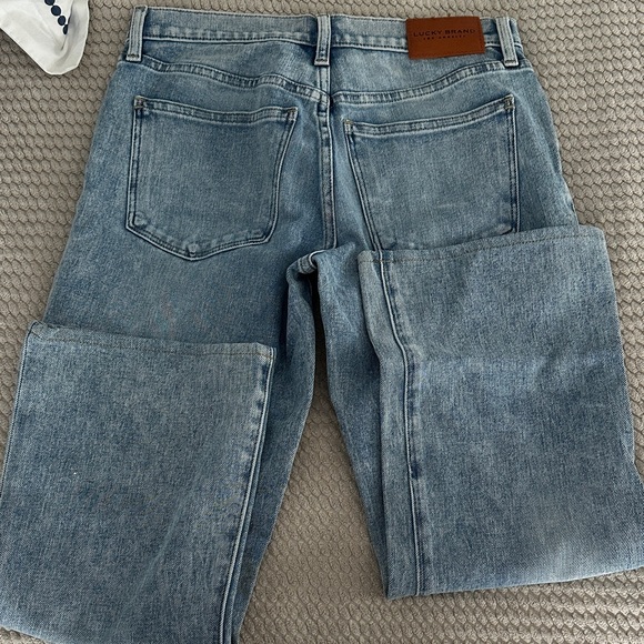 Like new Lucky Brand Blue Mid Rise Ava Cropped Jeans - Picture 5 of 6